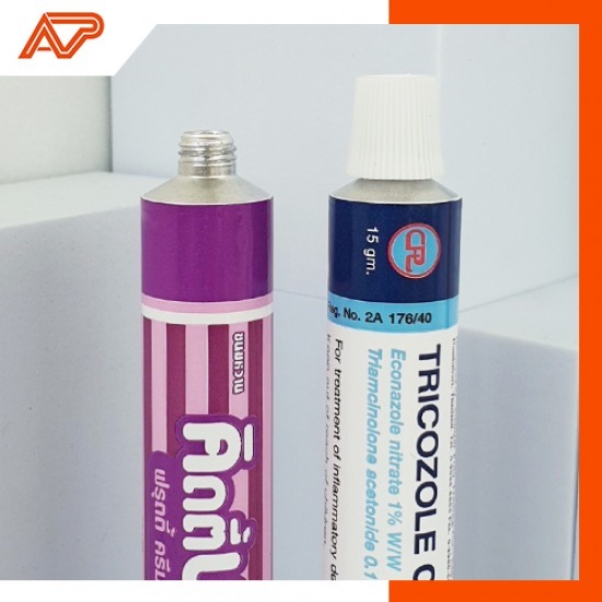 ผู้ผลิตหลอดอลูมิเนียมหัวเกลียวธรรมดา