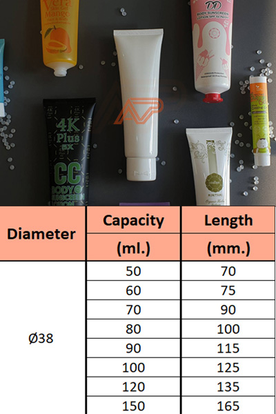 หลอดPE ขนาด Ø38 หลอดPE ขนาด Ø38